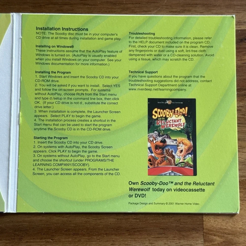Scooby-Doo! Jinx at the Sphinx PC CD-ROM Video Game Mystery Adventure